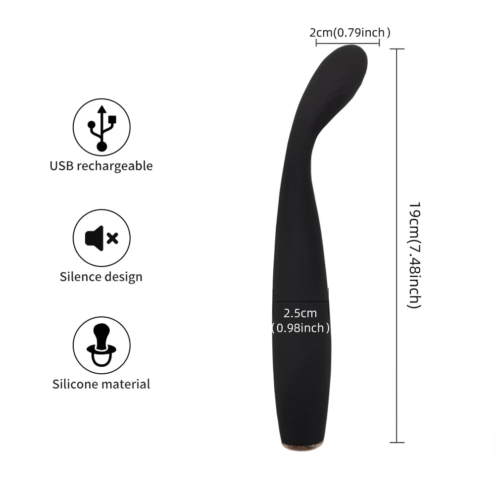 1pc Beginner G-Spot Vibrator Dildo for Women Quikcly to Orgasm Nipple Clitoris Stimulator Vagina Massager SexToy for Adult women - Blvck Lux