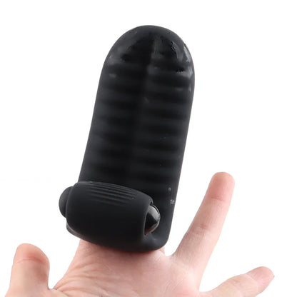 Silicone Finger Vibrator For Women Clit Stimulator G-spot Vibrator Clitoral Stimulation Massager Female Masturbation Sex Product - Blvck Lux