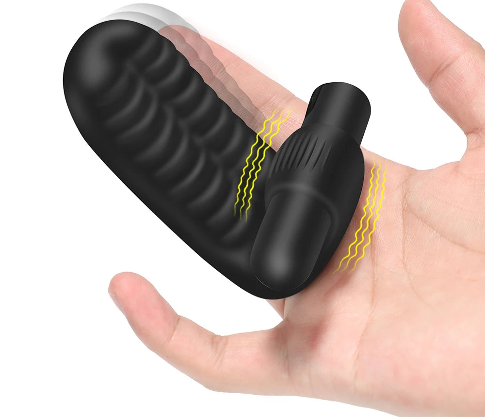 Silicone Finger Vibrator For Women Clit Stimulator G-spot Vibrator Clitoral Stimulation Massager Female Masturbation Sex Product - Blvck Lux
