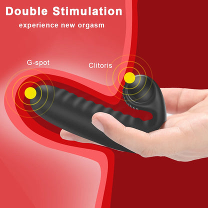 Silicone Finger Vibrator For Women Clit Stimulator G-spot Vibrator Clitoral Stimulation Massager Female Masturbation Sex Product - Blvck Lux