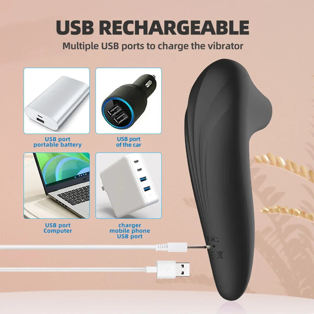 Clitoral Sucking Vibrator – 5 Modes Vacuum Suction &amp; Nipple Stimulator | Waterproof & Rechargeable - Blvck Lux