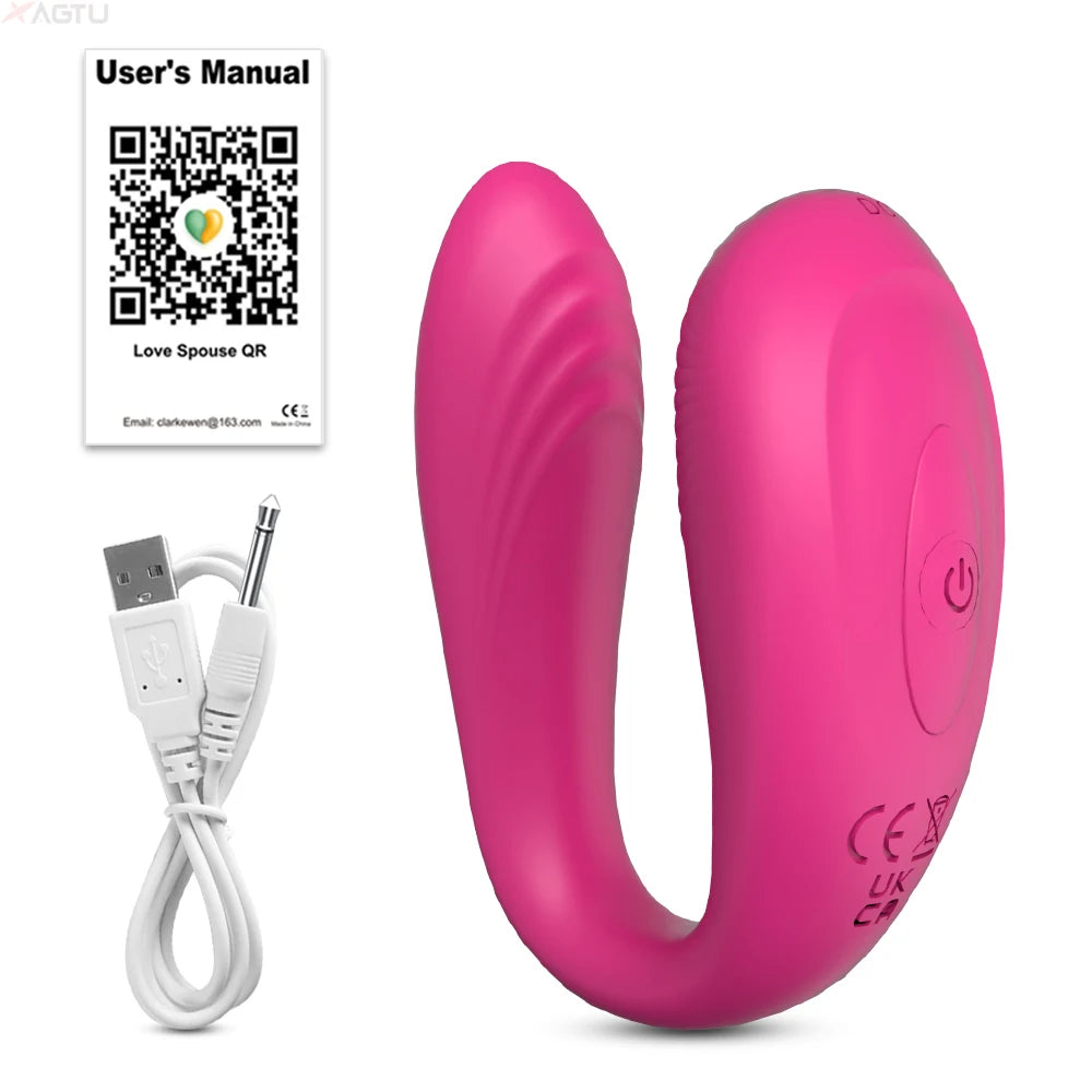 Remote Control Wearable Couple Vibrator – Dual Stimulation G-Spot & Clitoral Massager for Women - Blvck Lux