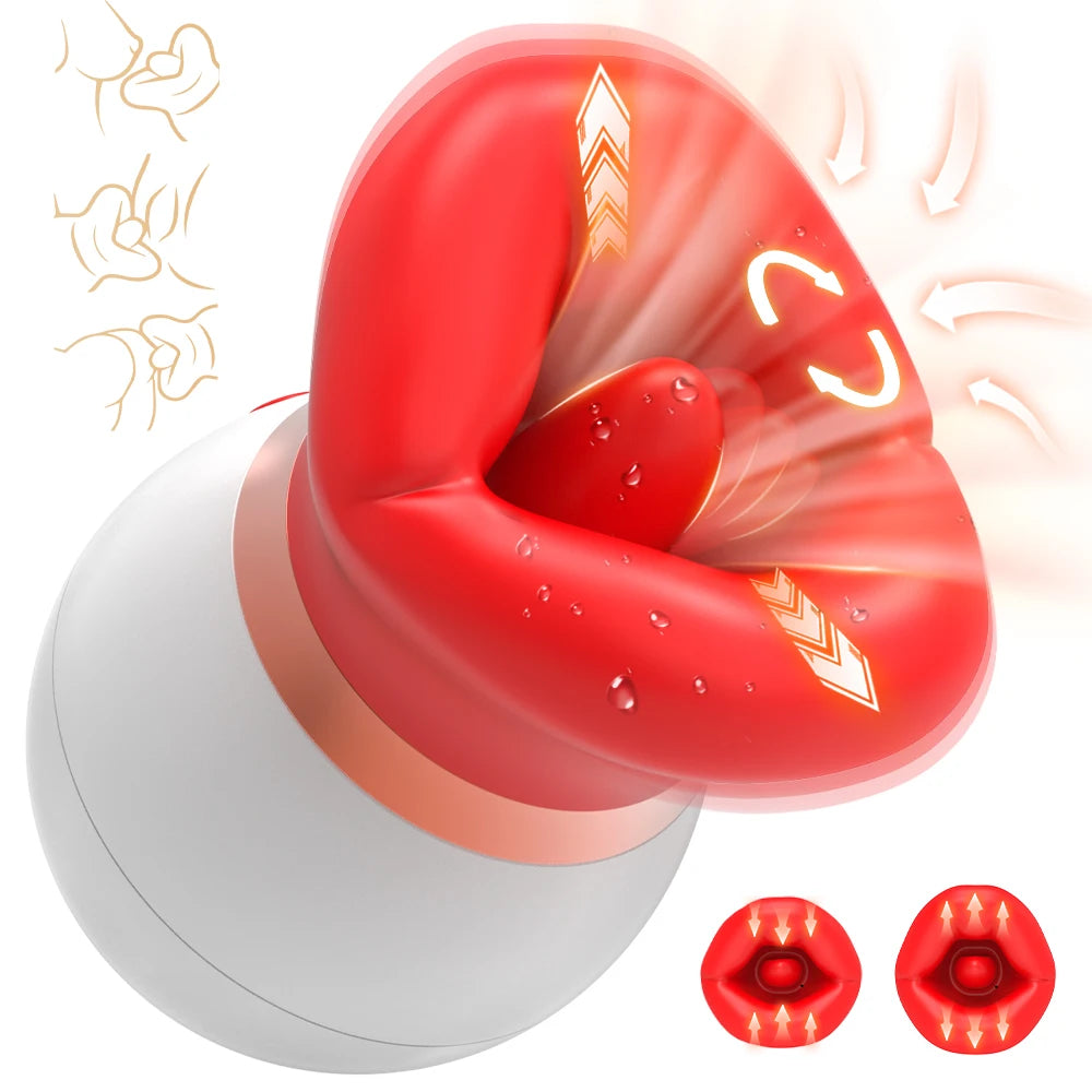 Ultimate Rose Clitoral Stimulator – Lick, Suck & Vibrate - Blvck Lux