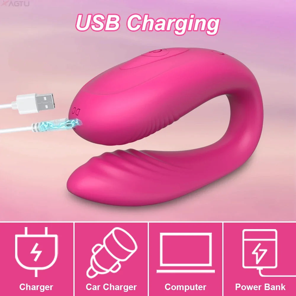 Remote Control Wearable Couple Vibrator – Dual Stimulation G-Spot & Clitoral Massager for Women - Blvck Lux