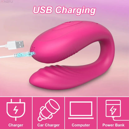 Remote Control Wearable Couple Vibrator – Dual Stimulation G-Spot & Clitoral Massager for Women - Blvck Lux