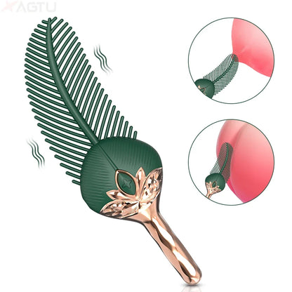 Luxurious Feather Touch Vibrator – 10 Intense Vibration Modes | Waterproof & Rechargeable - Blvck Lux