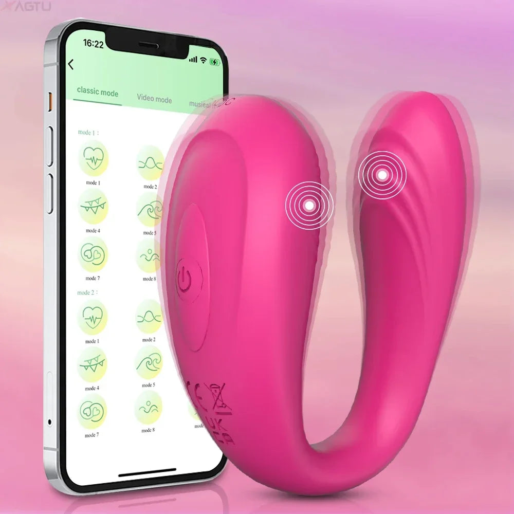 Remote Control Wearable Couple Vibrator – Dual Stimulation G-Spot & Clitoral Massager for Women - Blvck Lux