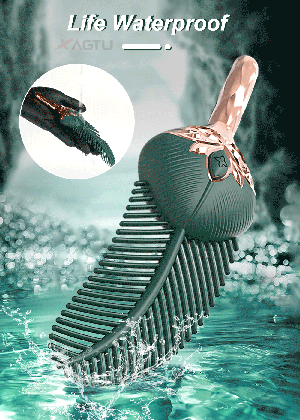 Luxurious Feather Touch Vibrator – 10 Intense Vibration Modes | Waterproof & Rechargeable - Blvck Lux