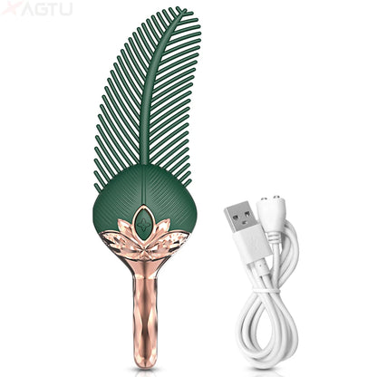 Luxurious Feather Touch Vibrator – 10 Intense Vibration Modes | Waterproof & Rechargeable - Blvck Lux