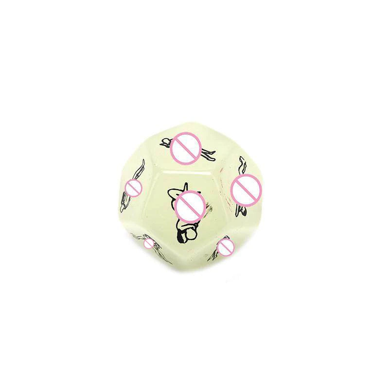 6/5/4/1Pcs Sexy Dice Set Fun Adult Love Posture Couple Game Sex Noctilucent Erotic Lovers Position Foreplay Romantic Party Toys - Blvck Lux