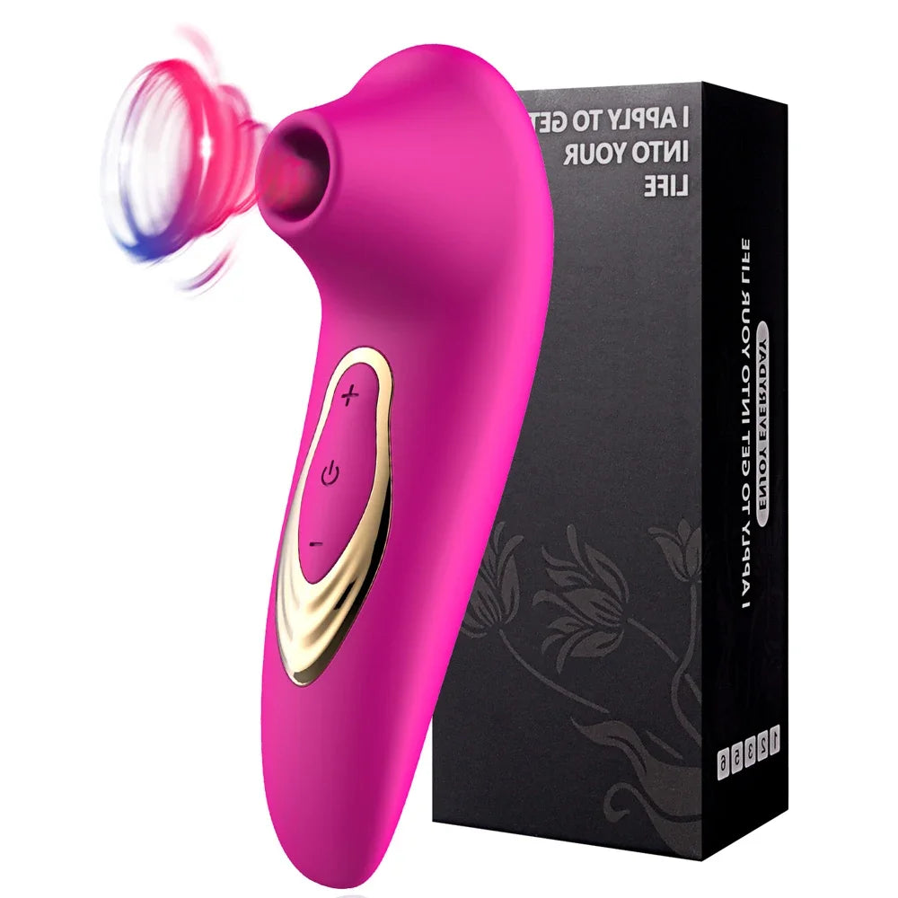 Clitoral Sucking Vibrator – 5 Modes Vacuum Suction &amp; Nipple Stimulator | Waterproof & Rechargeable - Blvck Lux